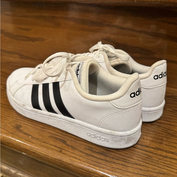 Adidas women White and Black Sneakers - Picture 3 of 5